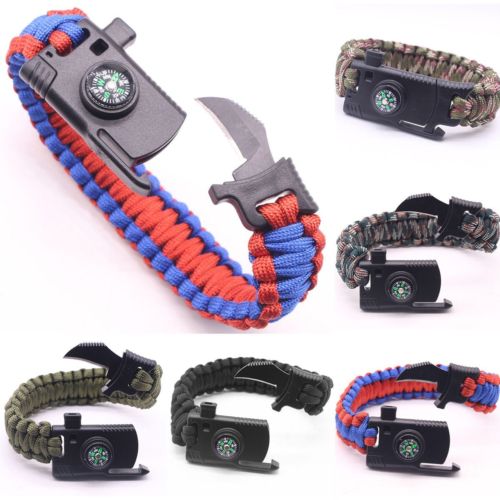 Hiking Survival Parachute Cord Bracelet
