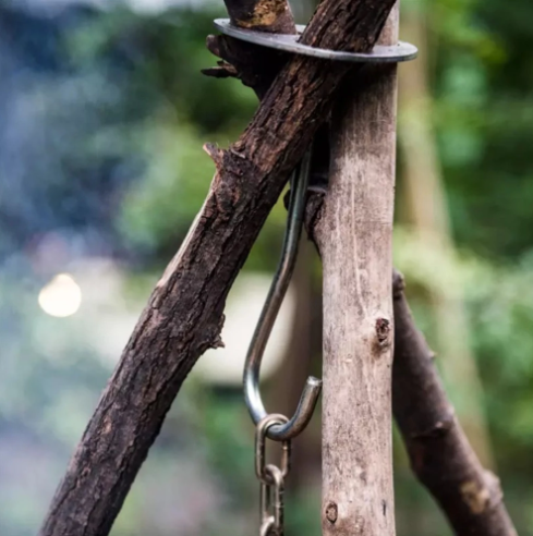 Stainless Steel Tripod Camping Hanger