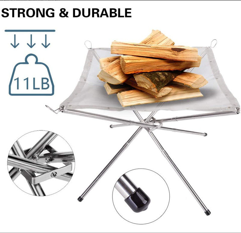 Foldable Mesh Fire Pit
