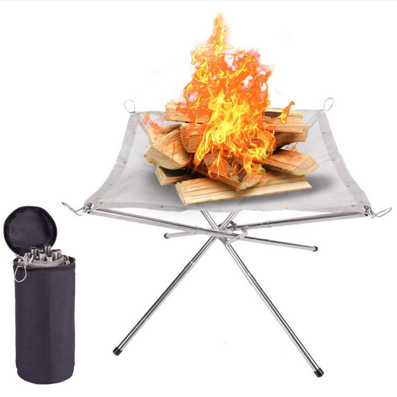 Foldable Mesh Camping Fire Pit