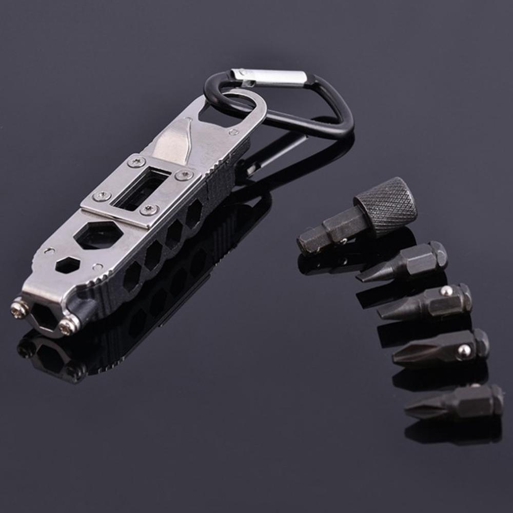 Mini Multi Functional Keychain Stainless Steel Pocket Tool